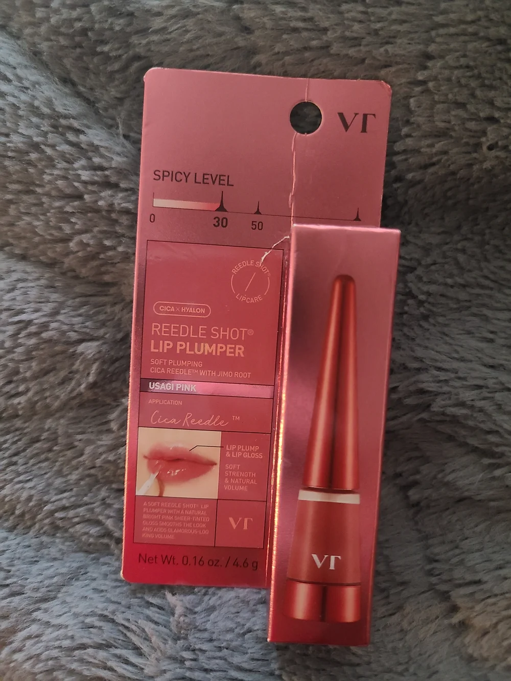 2pk VT COSMETICS Reedle Shot Lip Plumper Usagi Pink Hydrating Plumping Lip Glos